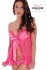 Noční košilka Babydoll Starry - Růžová